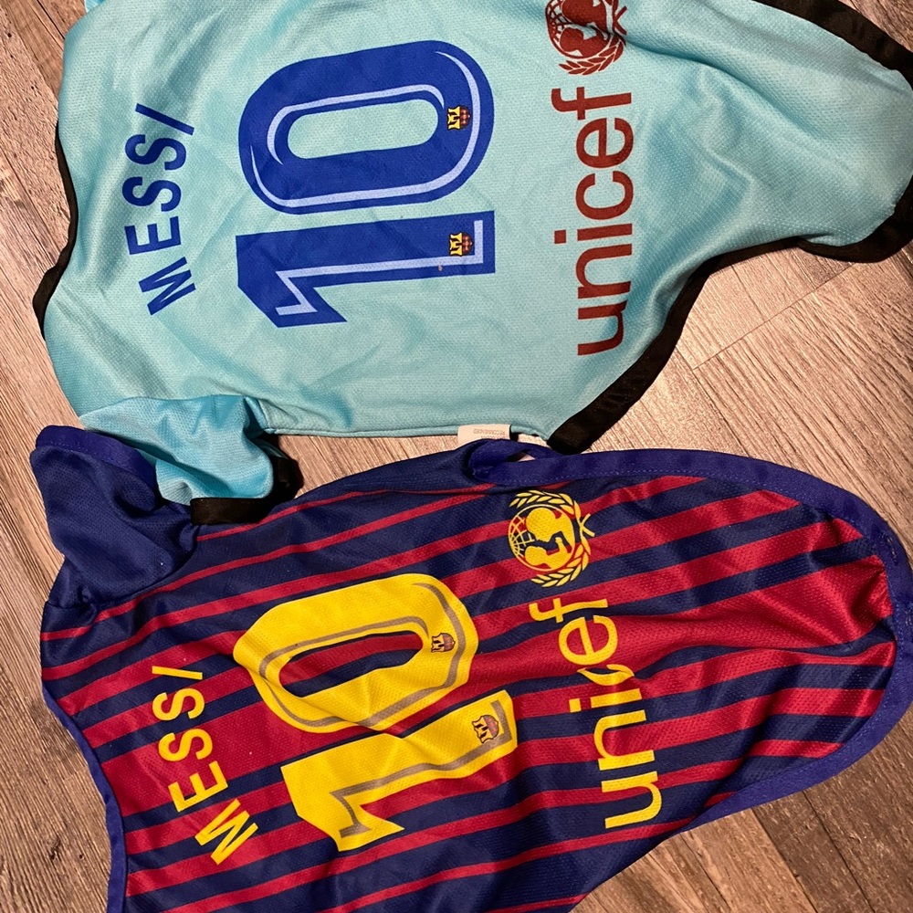 fc barcelona Messi jersey onesie 6 mos